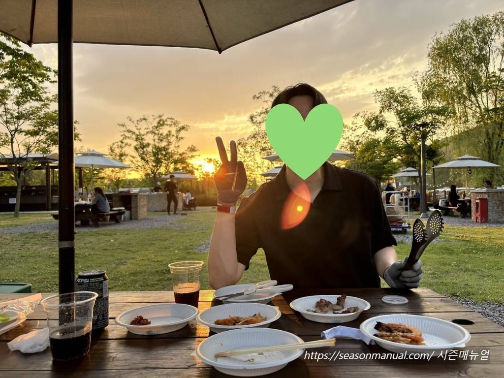 한강 노을